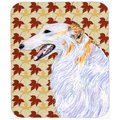 Skilledpower Borzoi Fall Leaves Portrait Mouse Pad; Hot Pad Or Trivet SK233575